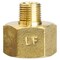 Homeplus+ ATC 3/8 in. FPT X 1/8 in. D MPT Brass Reducing Coupling 6JC120810701040 - alternate 1
